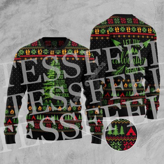 Discover Funny Christmas Santa Claus  Ugly Sweater Cartoon Anime Vintage Graffiti Long Sleeves 3DPrint Winter Pullover Harajuku V4