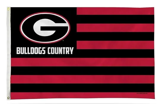 Discover University of GA bulldogs Premium 3x5 Feet Flag Banner, Country Design,...