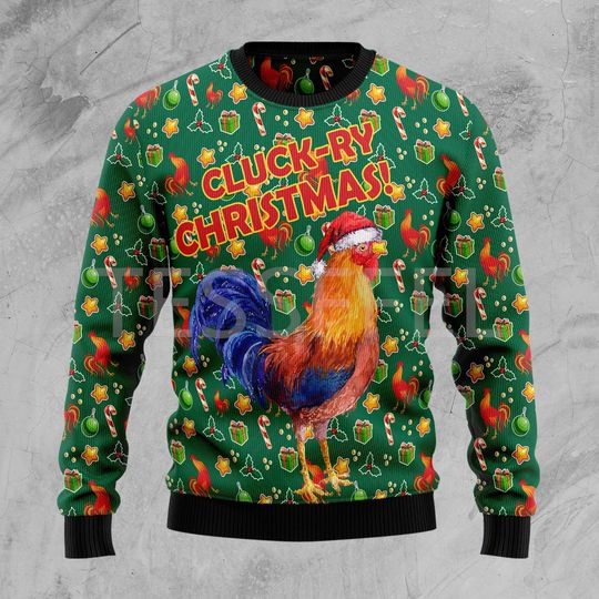 Discover Cosplay Christmas Ugly Sweater Cartoon Dog Cat Santa Claus Tattoo Long Sleeves 3DPrint Autumn Winter Pullover Harajuku Casual X7