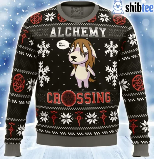 Alchemy Crossing Fullmetal Alchemist Ugly Sweater