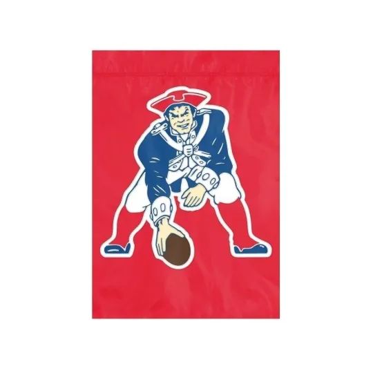 New England Patriots Premium Garden Flag Banner Retro Logo