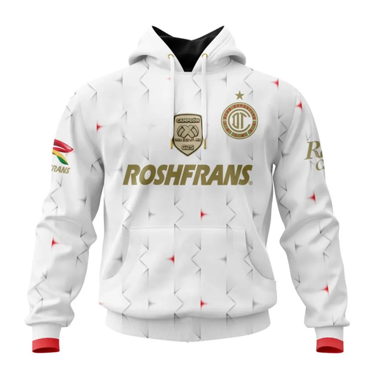 Discover Personalized Deportivo Toluca 25/26 Away Hoodie Pullover Fan Gear Xmas Gift