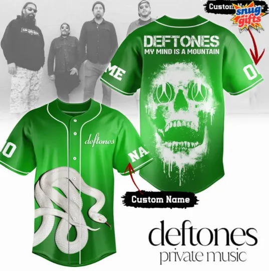 Discover Custom Deftone My Mind Is A Mountain Special Baseball Jersey
