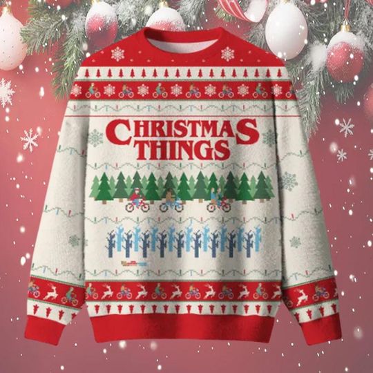 Discover Christmas Thing Ugly Sweater, Funny TV Show, Merry Christmas Celebration Xmas Gift, Gift For Him Her