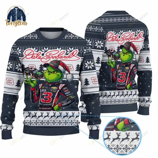 Discover Dale Earnhardt Jr x funny character Ugly Christmas Sweater