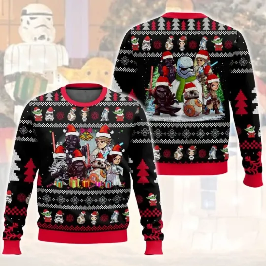 Discover Xmas Chib Star Wars Ugly Christmas Sweater