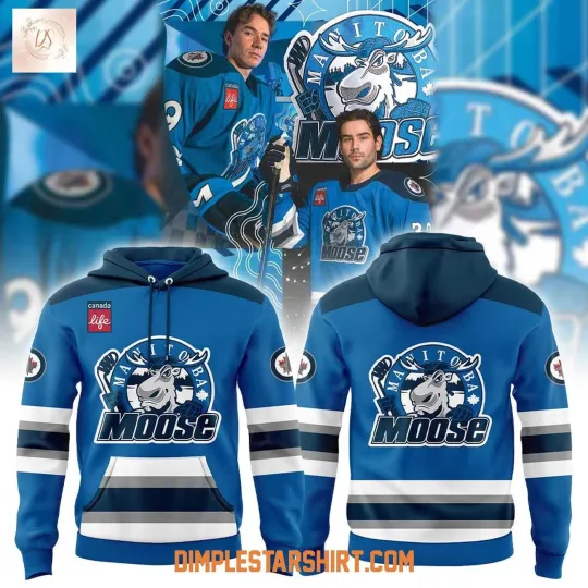 Discover Manitoba Moose Jets Gear New Uniform 2025 Hoodie, Long Sleeve Fan Gear Xmas Gift