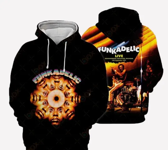 Funkadelic Parliament Live Concert Rock Band All Over Print Hoodie 3D