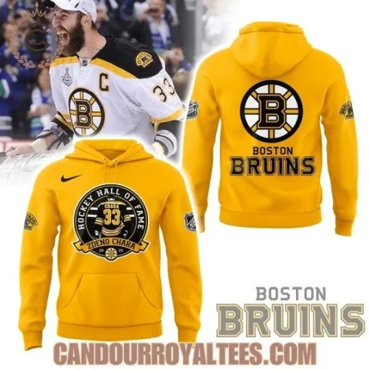 Discover Boston Bruin x Zdeno 1Chara Hockey Hall Of Fame Hoodie All Sizes