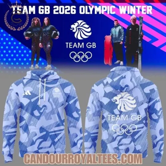 Discover Team GB kit for the Milano 1Cortina 2026 Olympic Winter Games Hoodie