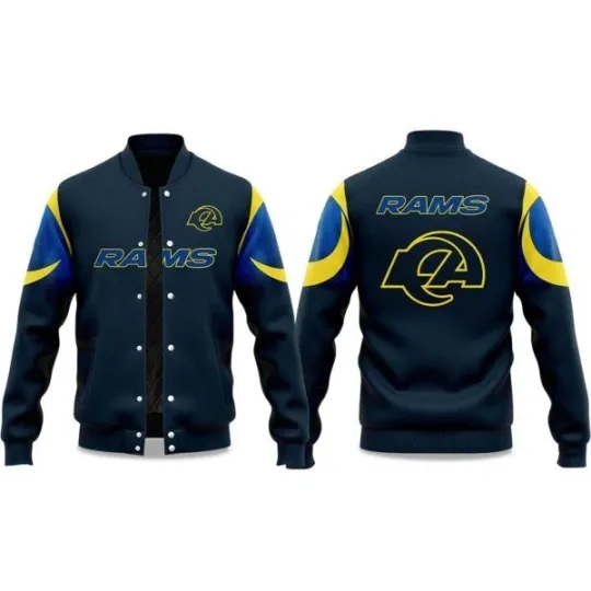 Discover HOT!! Rams Rivalries Mid Night Mode Uniforms 2025Baseball Jacket