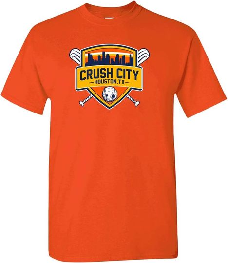 Discover Crush City Men's Baseball T-Shirt
