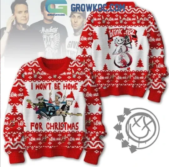 Discover B182 I Wont Be Home For Christmas Happy Holidays Ugly Sweater