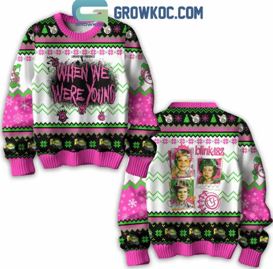 Discover B182 When We Were Young Christmas Ugly Sweater