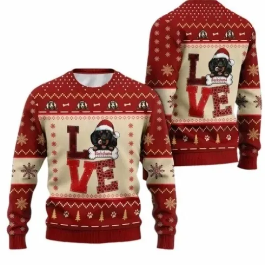 Dachshund Dog Ugly Christmas Sweater