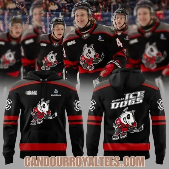 Discover Niagara IceDog Honouring And Remembering The Brave Men And Women 2025 Hoodie