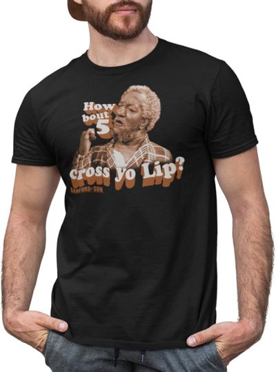 Discover Red Foxx 9 Cross Yo Lips Adult T-Shirt