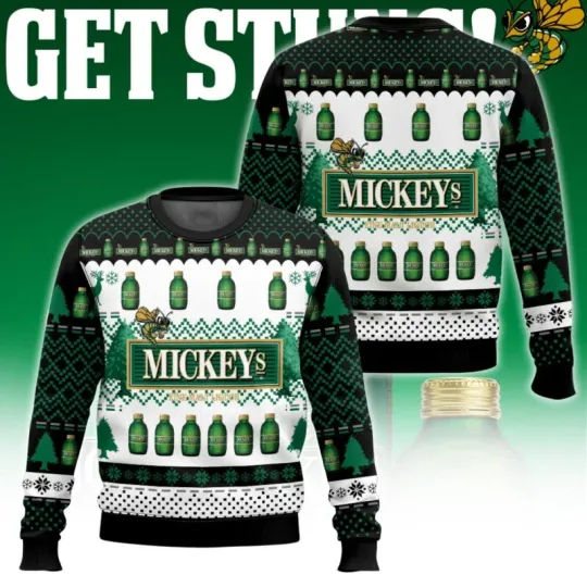 Discover Miller Mickey Fine Malt Liquor Ugly Christmas Sweater