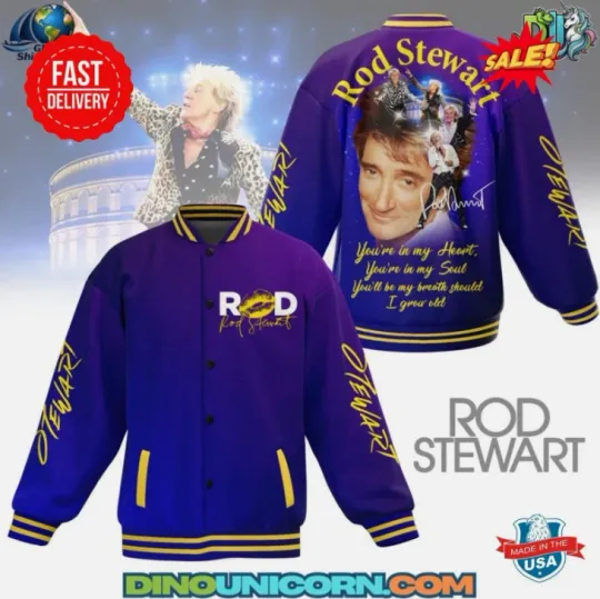Discover Rod Stewart Baseball Jacket Gift For Christmas
