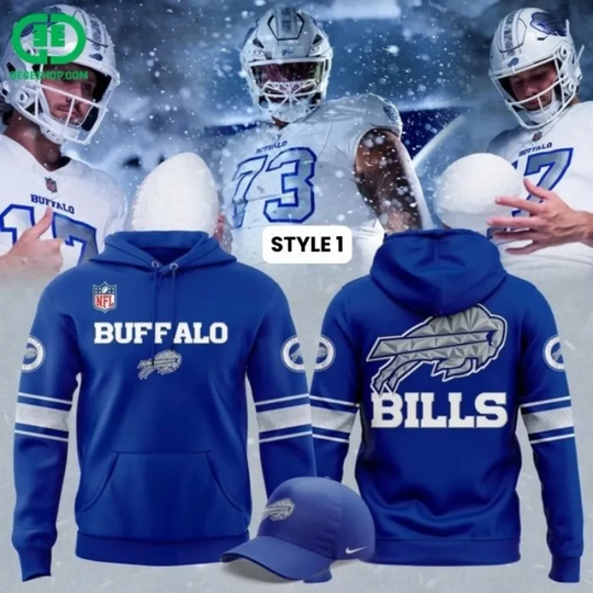 Discover Buffalo Bill 2025-2026 Rivalries Cold Front Hoodie 3D
