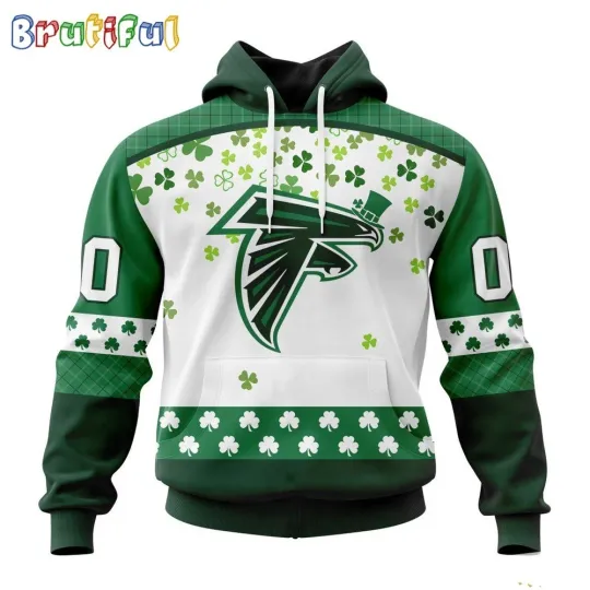football Atlanta F@lcon Hoodie Special Design For St Patrick Day