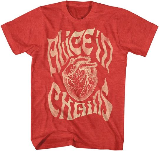 ALC Band T-Shirt Heart Men's Short Sleeve Vintage 90s Music Graphic Tee