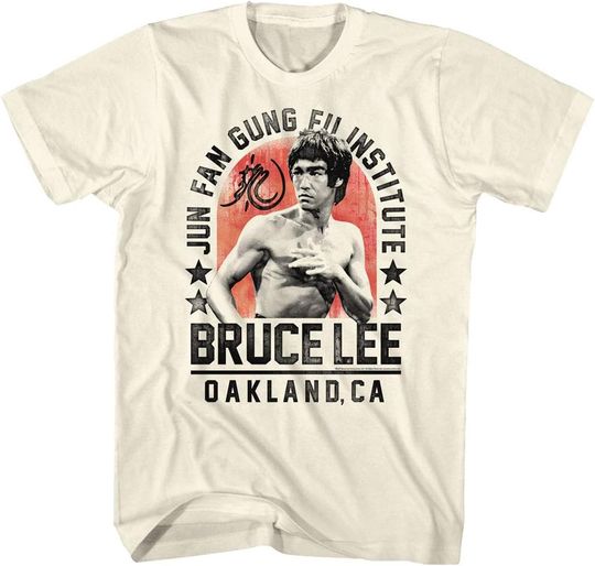 Bruce Lee Chinese Martial Arts Icon T-Shirt for Adults