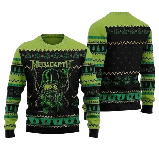 Megadeth Megadarth Darth Vader Ugly Christmas Sweater