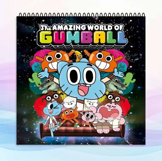 Discover Gumball 2026 Calendar, Cartoon Fun Wall Art, Colorful Kids Room Decor Gift