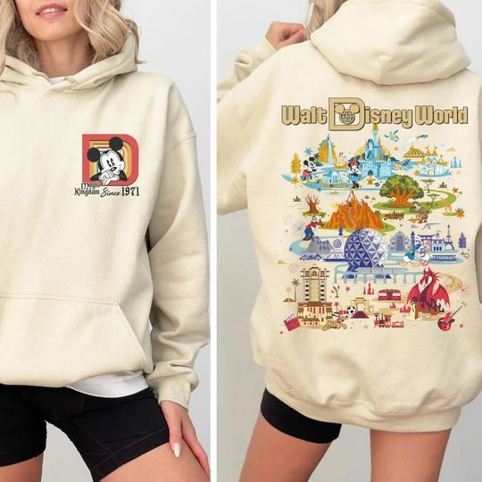 Discover Disney World retro sweatshirt 1971 Magic Kingdom Hat sweatshirt Disney travel sweatshirt Disney World travel Sweatshirt
