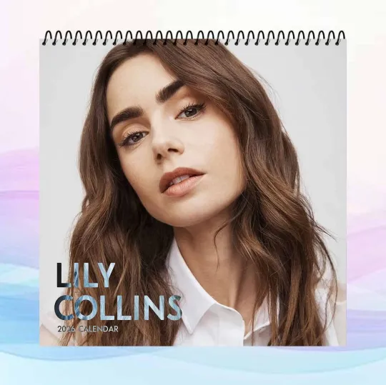 Discover Lily Collins 2026 Calendar, Actress Wall Calendar, Hollywood Star Poster