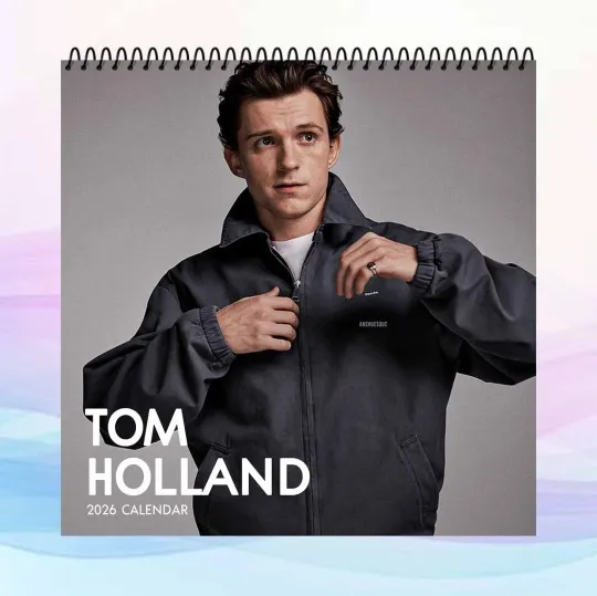 Tom Holland 2026 Calendar, Actor Wall Calendar, Marvel Star Poster, Fan Gift