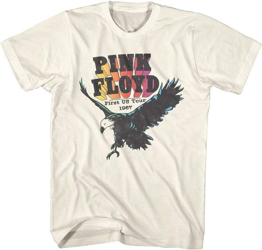 Pink Floyd US Tour 1967 Graphic T-Shirt for Adults