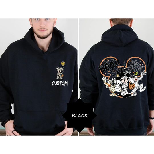 Discover The Disney Mickey-themed Printed Hoodie Is A Loose and Warm Couple's Sweatshirt for Fashionable Women in The Autumn of 2025