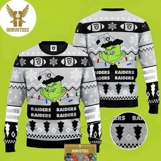 Los Angeles funny character Raiders Funny Best For Christmas Ugly Sweater