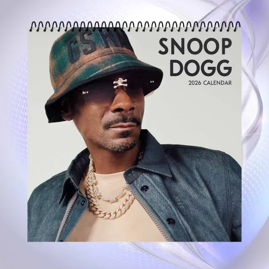 Discover Snoop Dogg 2026 Calendar, Hip Hop Legend Wall Calendar, Rap Icon Poster