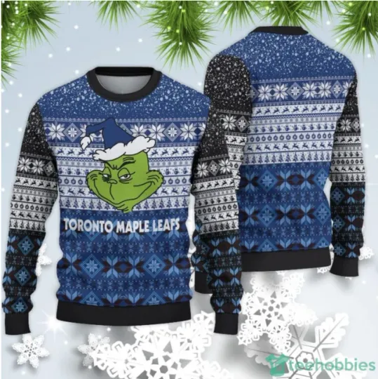 Discover Toronto Hockey Inspired 2025 Christmas Ugly Sweater Holiday Pullover