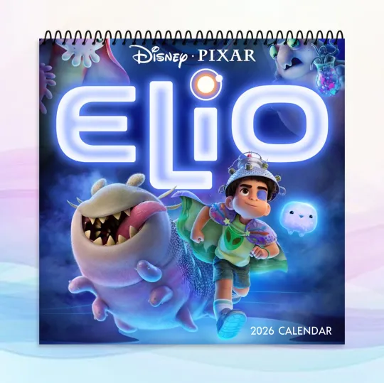 Discover Elio 2026 Calendar, Disney Pixar Wall Calendar, Animated Movie Art Print