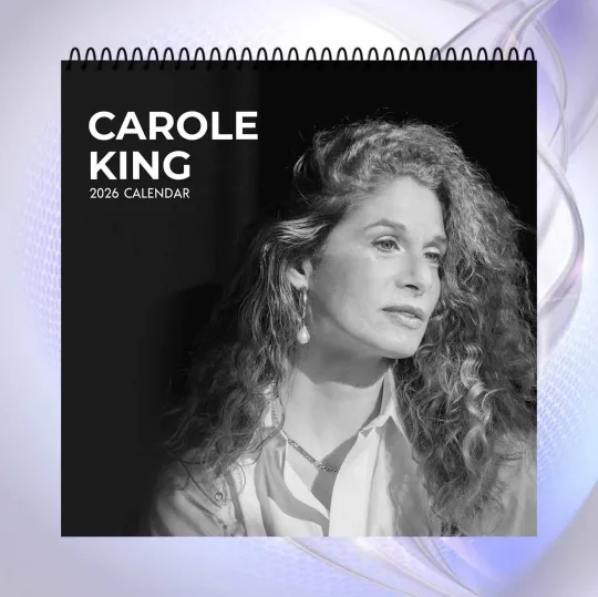 Discover Carole King 2026 Calendar, Classic Music Wall Calendar,Vintage Singer Art Poster