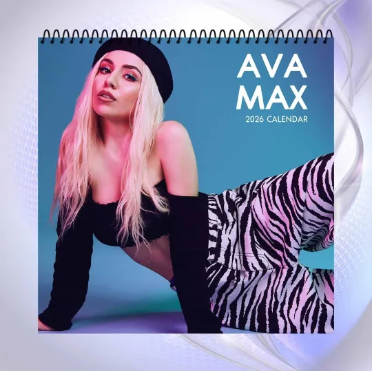Discover Ava Max 2026 Calendar, Pop Star Wall Calendar, Glam Music Art Poster, Fan Gift