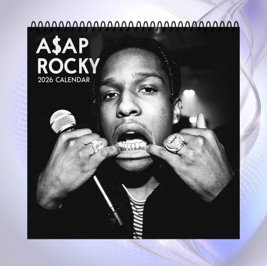 Discover A$AP Rocky 2026 Calendar, Hip Hop Wall Calendar, Music Fan Gifts