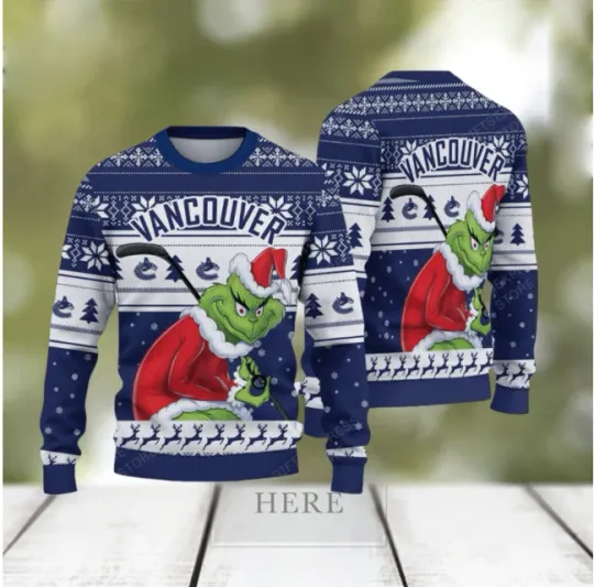 Discover Colorado Hockey funny character Ugly Christmas Sweater Holiday Inspired Pullover