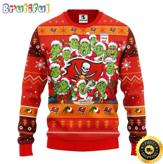 Discover Tampa Bay Football Christmas Ugly Sweater 12 funny character Xmas Day Show Team Spirit