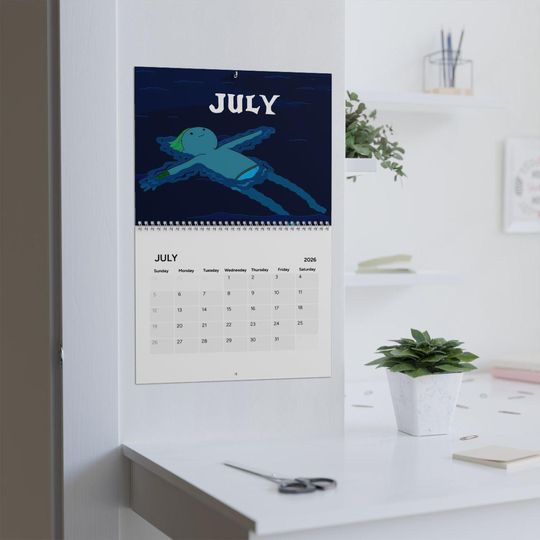 Adventure Time 2026 Calendar with Finn, Jake, Princess Bubblegum, Marceline, BMO