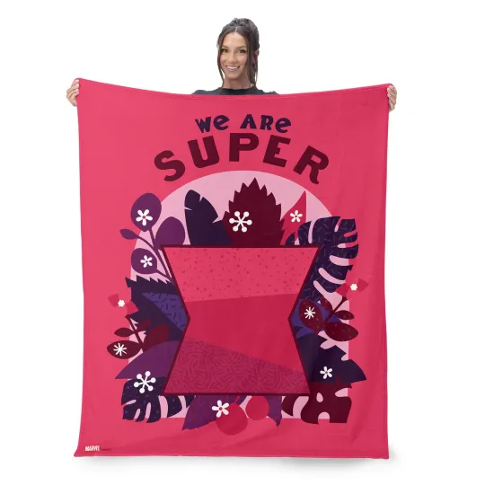 Discover Marvel The Avengers We Are Super SuperHero Disney Fleece Blanket