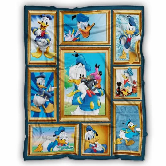 Discover Donald Duck Blanket, Donald Duck Funny Fleece, Sherpa Blanket Soft and Cozy