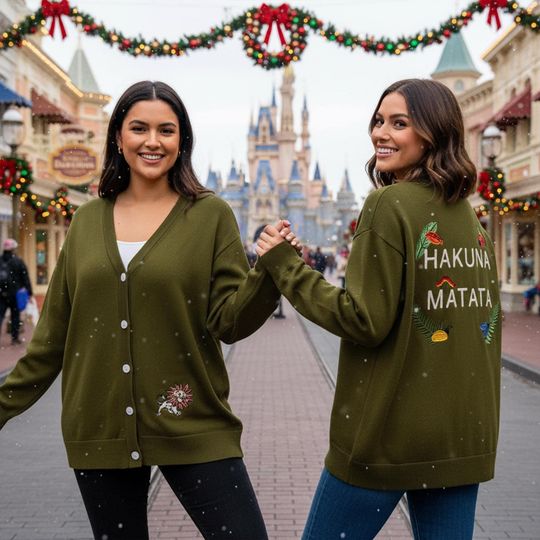 Vintage Disney The Lion King Cardigan, Hakuna Matata Sweater Cardigan, Cozy Disney Knit Cardigan, The Lion King Gift for Fans