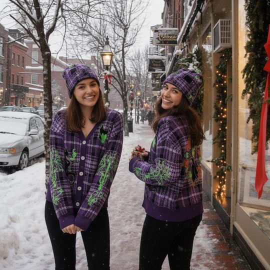 Discover Disney Queen Plaid Maleficent Villains Cardigan, Disney Sleeping Beauty Cardigan, Disneyworld Disneyland Family Trip Matching Outfits