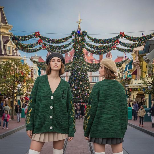 Discover Wicked Elphaba Cardigan, Wicked Inspired Aesthetic Sweater Cardigan, Defy Gravity Aesthetic Outfit, Wizard Movie Fan Gift