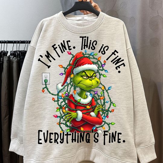 Discover Funny Grin  Anxiety Christmas Sublimation